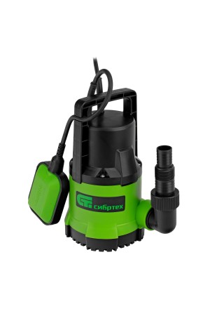 Дренажный насос для чистой воды СДН300-5, 300 Вт, напор 6.5м, 6500 л/ч Сибртех