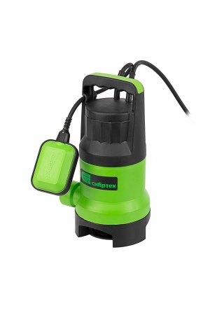 Дренажный насос для грязной воды СДН800-35, 800 Вт, напор 9 м, 13500 л/ч Сибртех