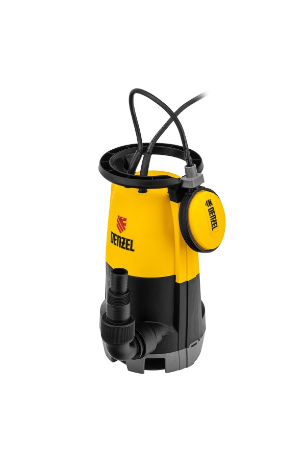 Дренажный насос для чистой и грязной воды DP450S, 450 Вт, напор 6 м, 12000 л/ч Denzel