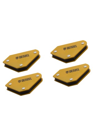 Набор из 4 магнитных фиксаторов для сварочных работ Denzel