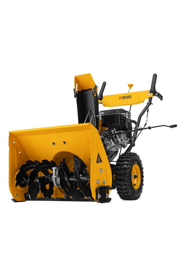 Бензиновая снегоуборочная машина SB 560 LP, 212 cc, электростартер, фара Denzel