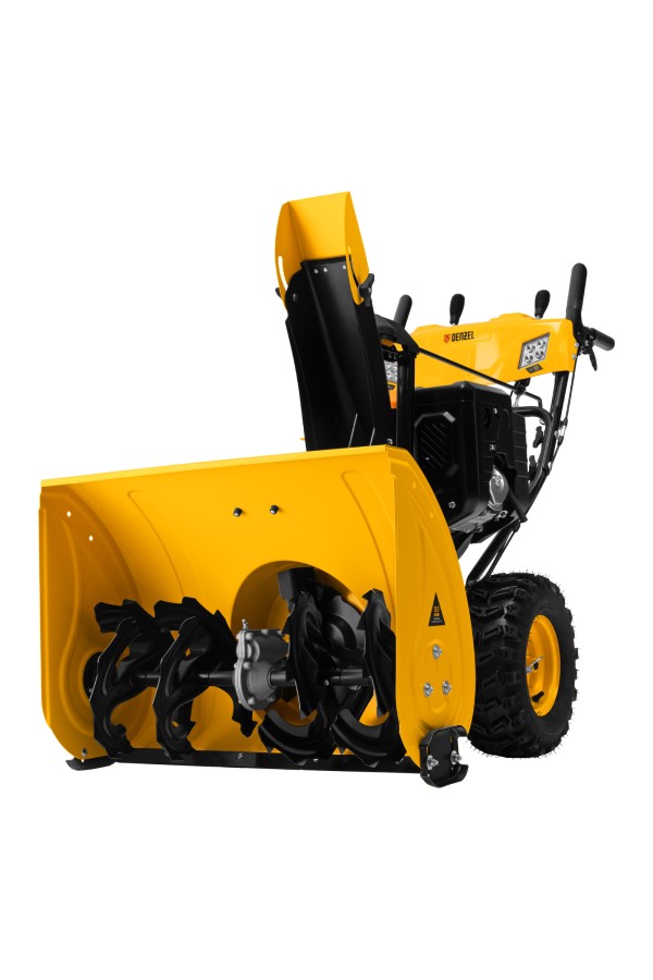 Бензиновая снегоуборочная машина SBL 711D PRO, 302cc, эл.старт, фара, обогрев, блок. дифф. Denzel