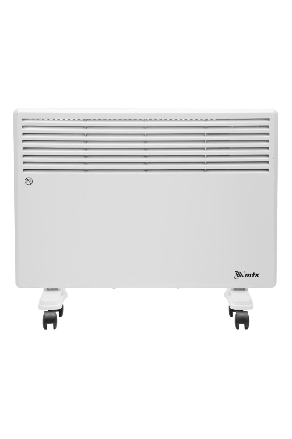 Конвектор электрический CH-1500, 1500 Вт, X-образный нагреватель, термостат, колеса  MTX