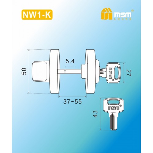 NW1-K Полированная латунь (PB)