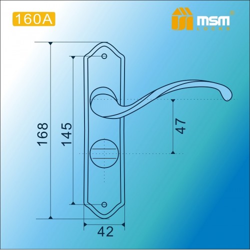 Ручка 160 A Матовый коричневый (MBR)