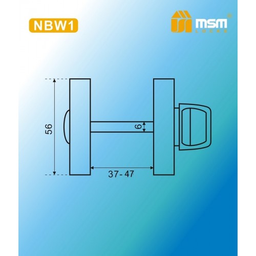 Накладка-фиксатор NBW1 Полированная латунь / Матовая латунь (PB/SB)