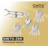 Цилиндровый механизм DAMX NW70-20K SN Матовый никель (SN)