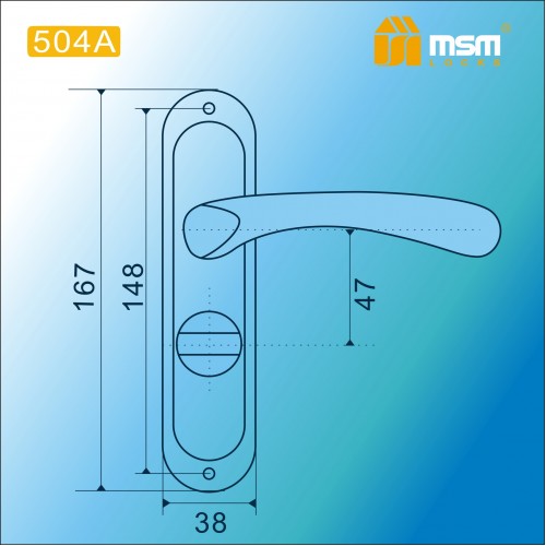 Ручка 504 A Матовый никель (SN)