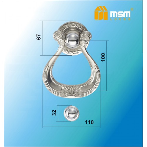 Дверной молоточек G10 Полированная латунь / Матовая латунь (PB/SB)