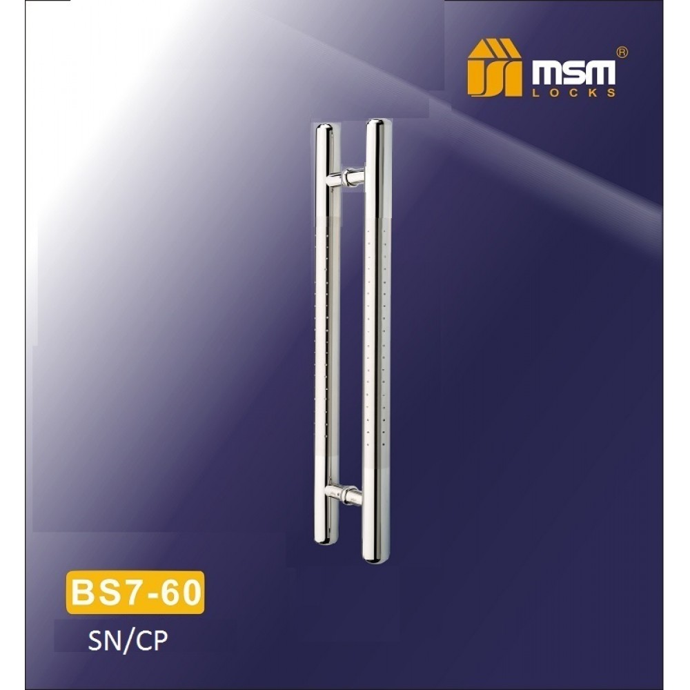 Ручка скоба BS7-60 Цвет: SN/CP - Матовый никель / Хром