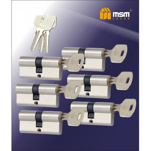 Цилиндровый механизм N70-MK1 Мастер-ключ Цвет: SN - Матовый никель