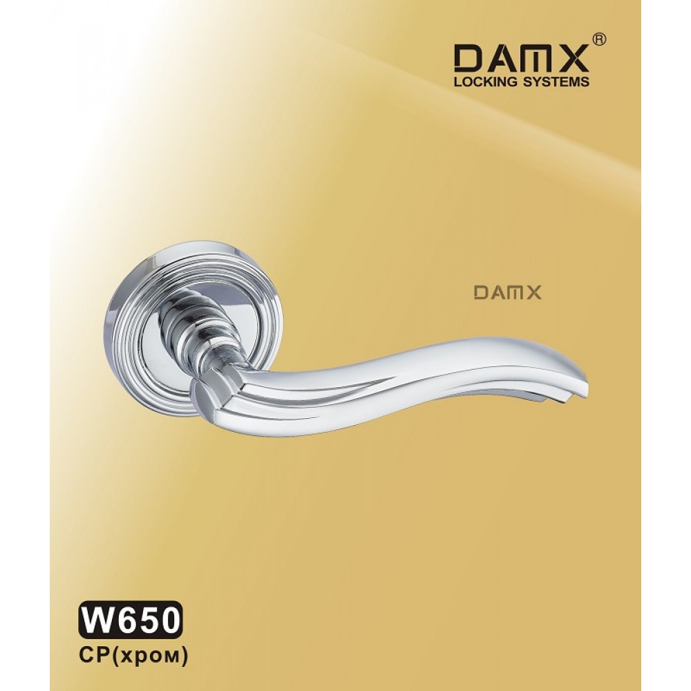 Ручка на круглой накладке W650 DAMX Цвет: CP - Хром