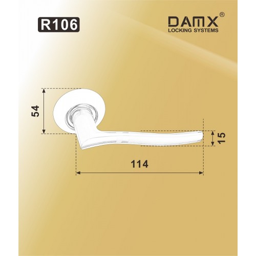 R106 DAMX Полированная латунь (PB)