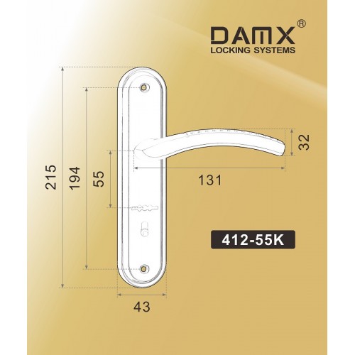 412-55K DAMX SN/СР L ЛЕВАЯ