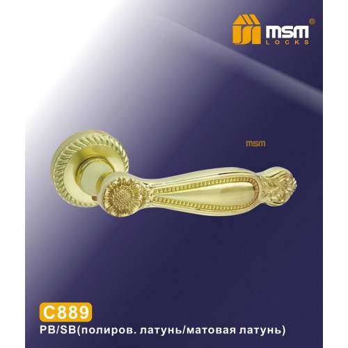 C889 Полированная латунь / Матовая латунь (PB/SB)