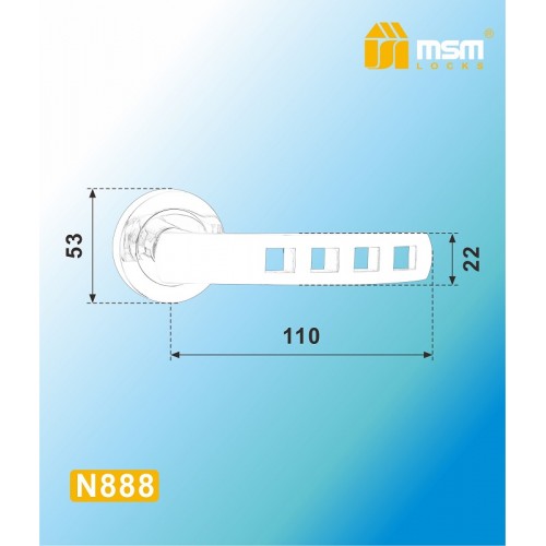 Ручки на круглой накладке N888 Матовая латунь / Полированная латунь (SB/PB)