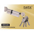 Цилиндровый механизм DAMX Простой ключ-вертушка NW35/55 мм Цвет: SN - Матовый никель