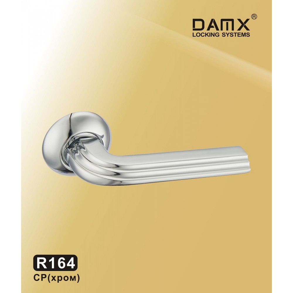 Ручка на круглой накладке R164 DAMX Цвет: CP - Хром
