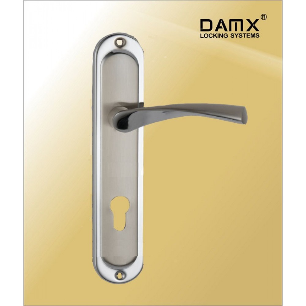 Ручка на планке DAMX 405L Цвет: SN/CP - Матовый никель / Хром