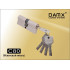 Цилиндровый механизм DAMX Перфорированные ключ-ключ C80 мм Цвет: SN - Матовый никель