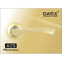Дверные ручки на круглой накладке DAMX(Эконом)