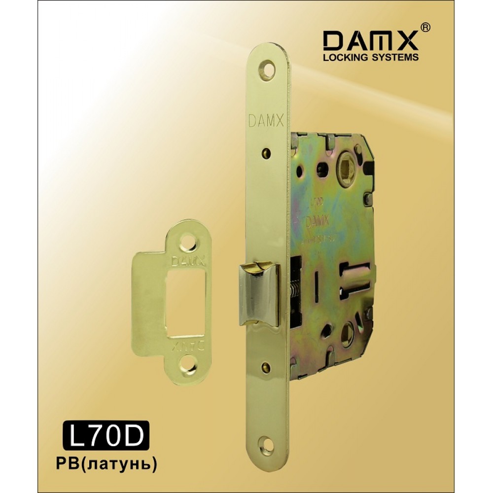 Механизм врезной сантехнический L70 DAMX Цвет: PB - Полированная латунь
