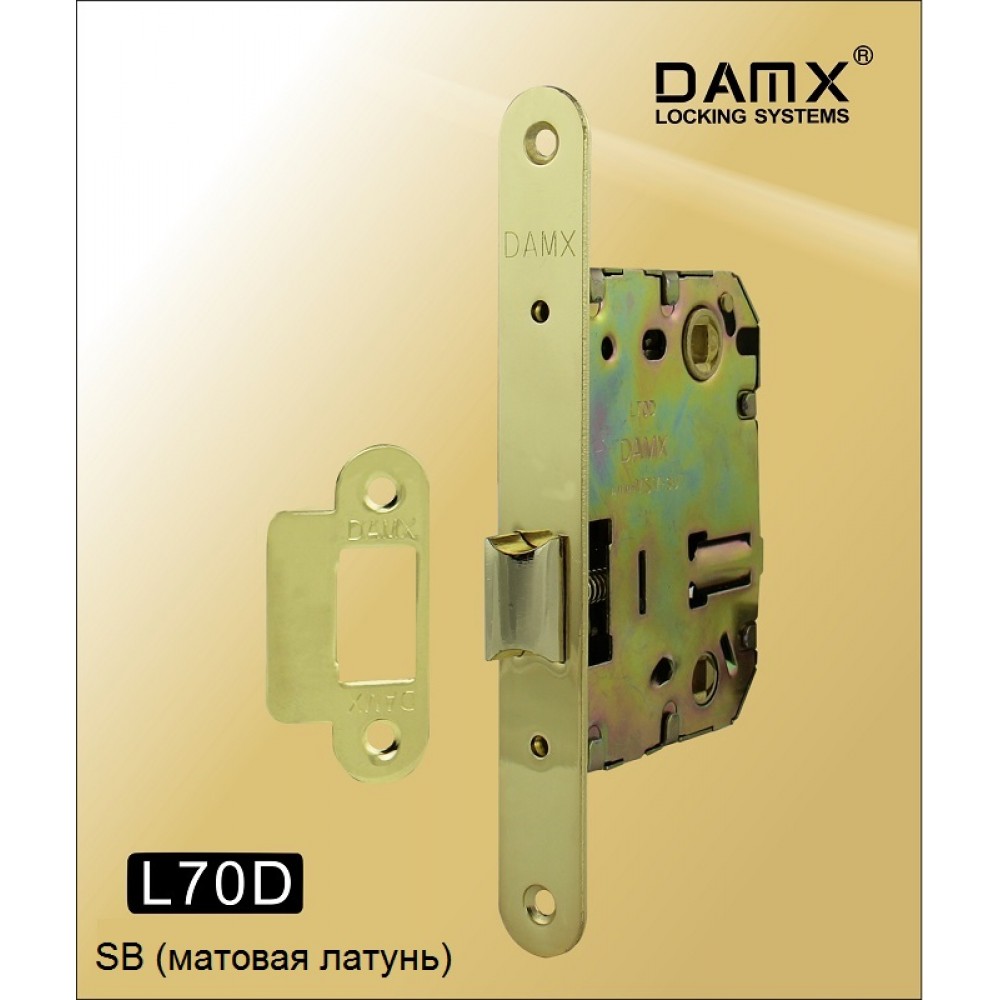 Механизм врезной сантехнический L70 DAMX Цвет: SB - Матовая латунь