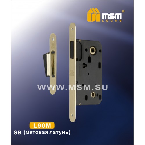 Механизм бесшумный (магнитный) -  Сантехнический L90M Цвет: SB - Матовая латунь