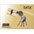 Цилиндровый механизм DAMX Простой ключ-ключ N60 мм Цвет: PB - Полированная латунь