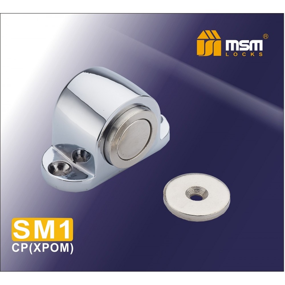 Упор дверной магнитный напольный SM1 Цвет: CP - Хром