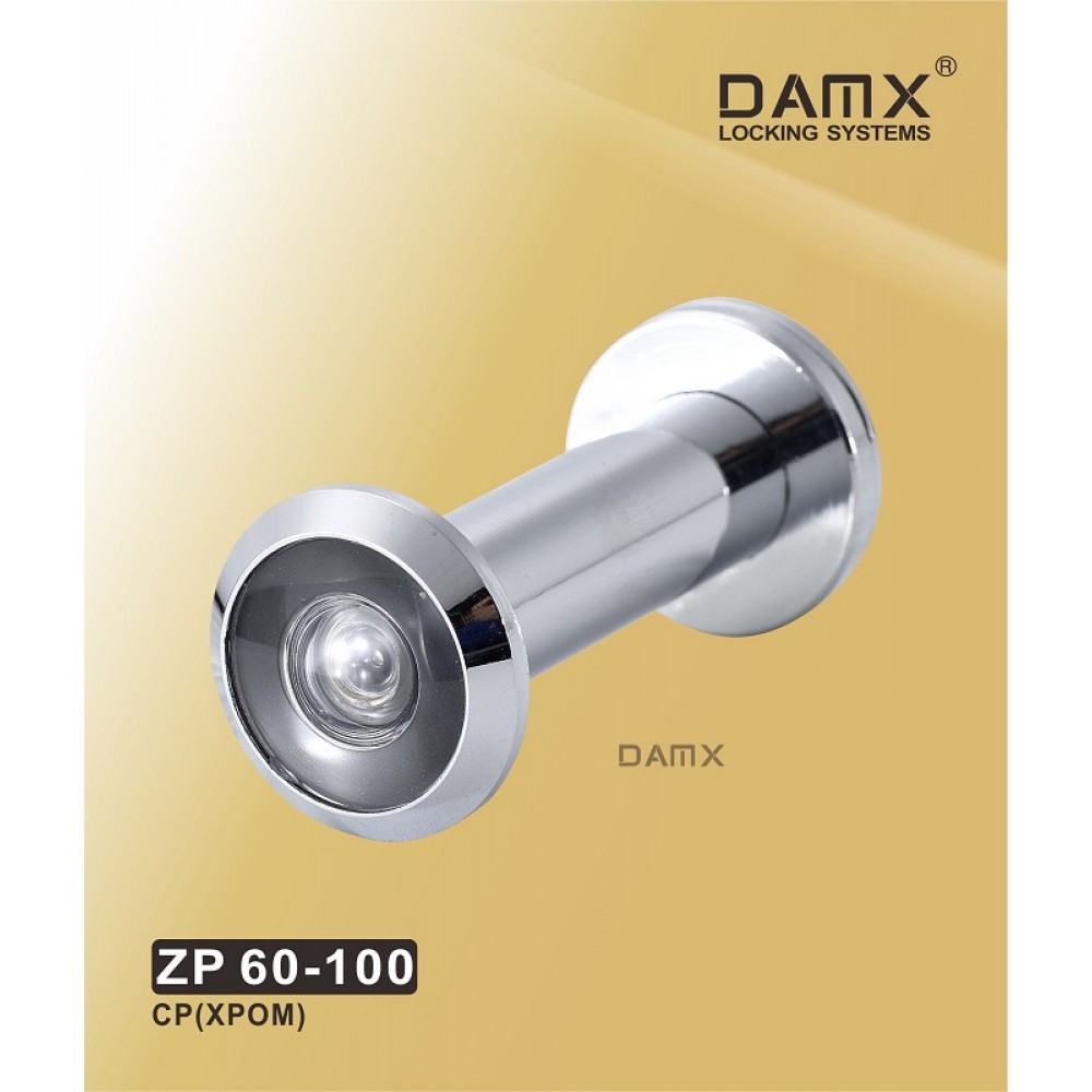 Глазок дверной DAMX ZP 60-100 Цвет: CP - Хром