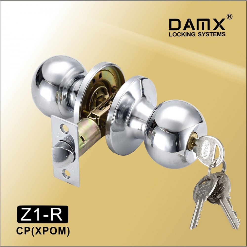 Ручка защелка (шариковая) DAMX Z1-R Цвет: CP - Хром