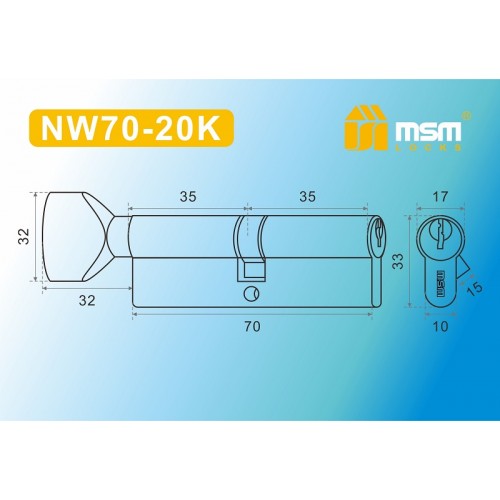 NW70-20K SN Матовый никель (SN)