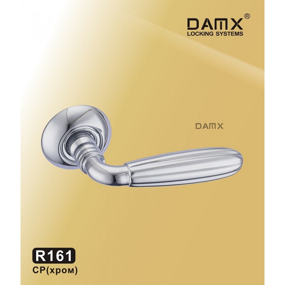 Ручка на круглой накладке R161 DAMX Цвет: CP - Хром