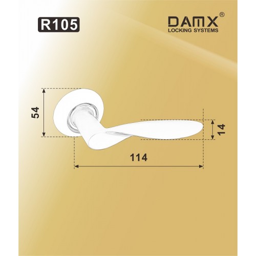 R105 DAMX  Полированная латунь (PB)