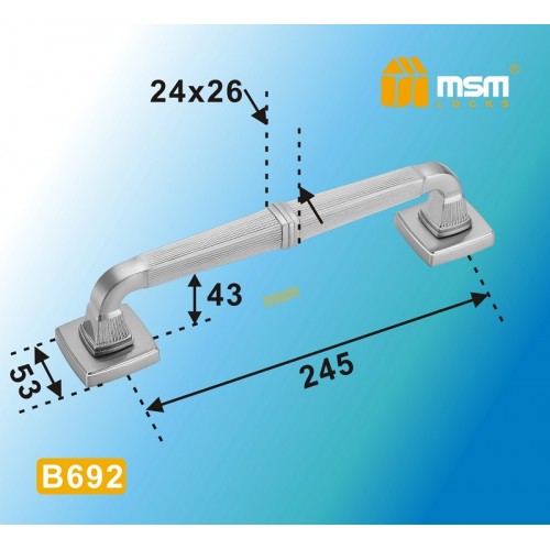 Ручка скоба B692 Полированная латунь / Матовая латунь (PB/SB)