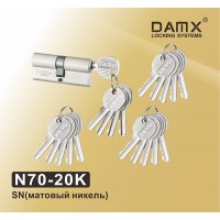 Цилиндровый механизм DAMX (эконом)Простой ключ-ключ