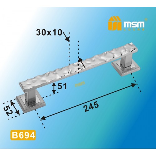 Ручка скоба B694 Полированная латунь / Матовая латунь (PB/SB)