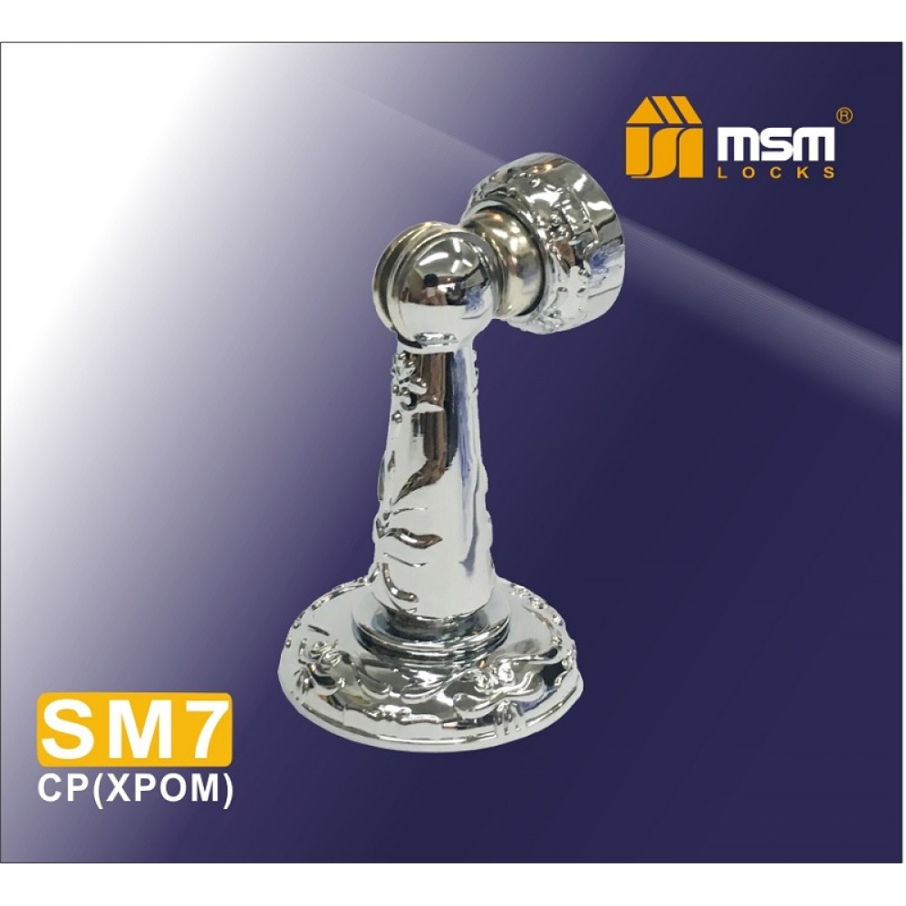 Упор дверной магнитный SM7 Хром (CP)