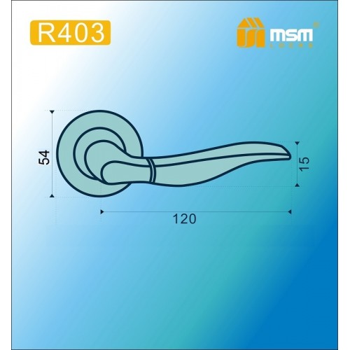 Ручка на круглой накладке R403