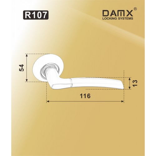 R107 DAMX Полированная латунь (PB)