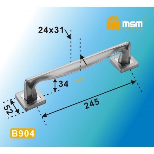 Ручка скоба B904 Полированная латунь / Матовая латунь (PB/SB)