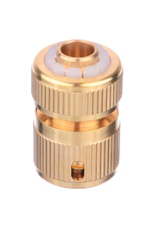 Коннектор с аквастопом латунный ST SM-HQC0404 1/2 дюйма