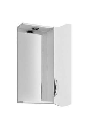 Зеркало-шкаф для ванной 'ОСКАР 55' правое с подсветкой