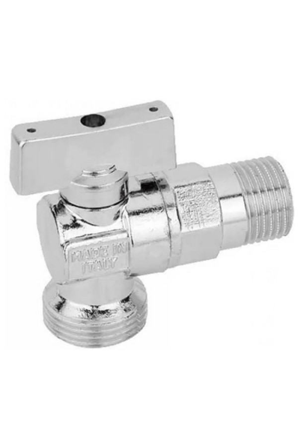 Кран угловой шаровой 391 1/2 х 1/2 дюйма М-М