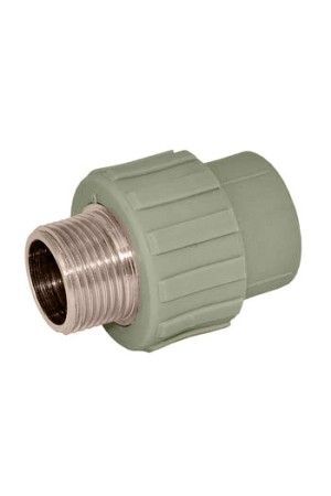 Полипропиленовый переходник ST S25M4 25 мм х 3/4 дюйма M