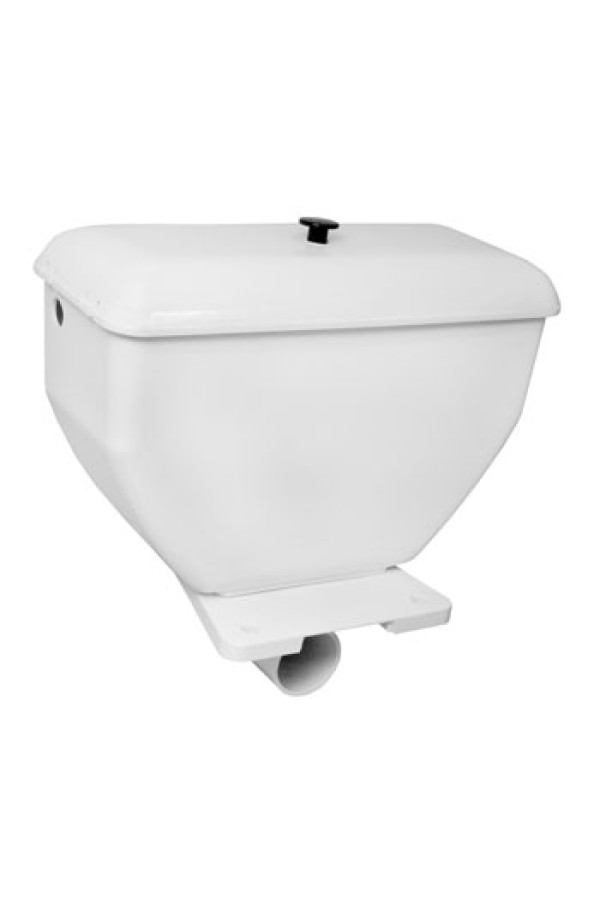 Сливной бачок пластиковый БУ 8 на унитаз с арматурой тип 2 с полкой