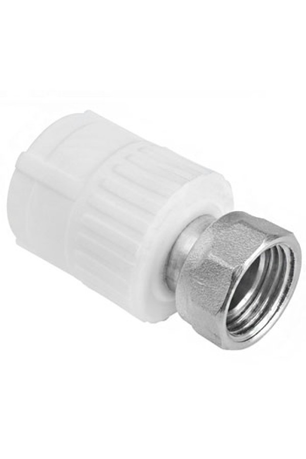 Муфта с накидной гайкой полипропиленовая W-UH20F4 20 мм х 3/4 дюйма F