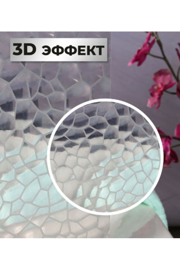 Штора для ванной комнаты (3D-PRO рисунок) с кольцами ST SM-DP18206 180х200