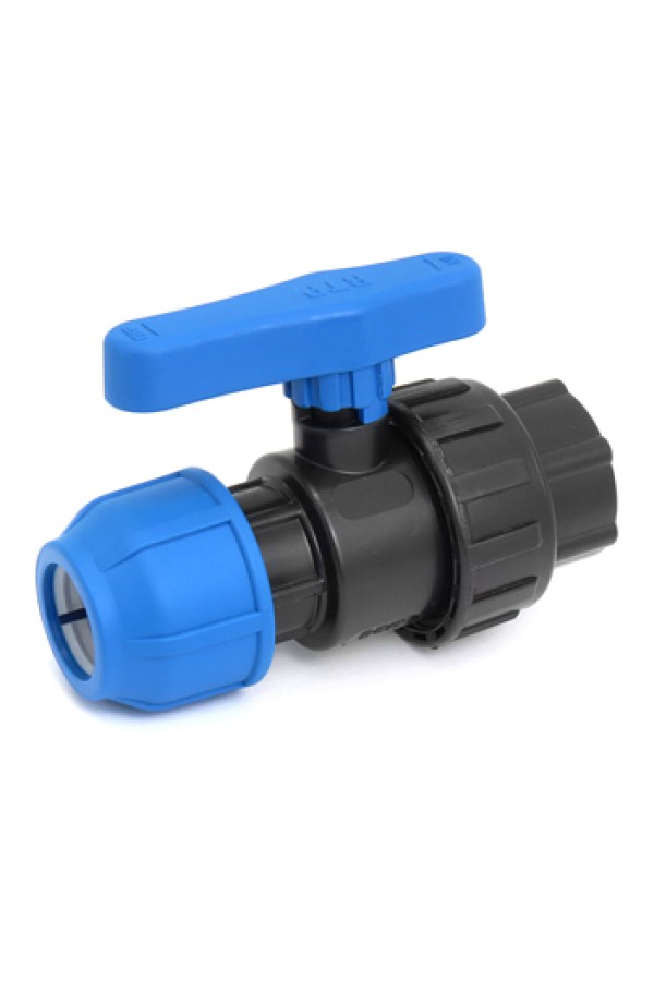 Кран шаровой разъёмный ПНД 1 дюйм F х 25 мм